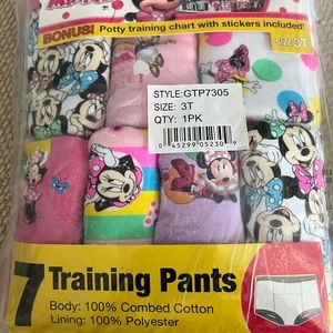 Minnie Mouse training pants underwear